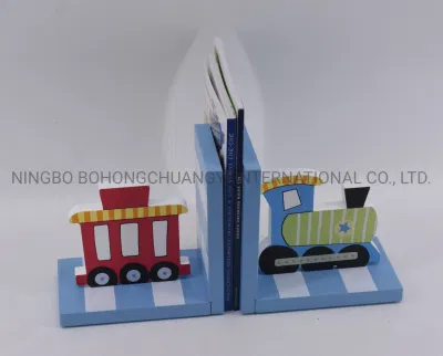 Fermalibri in legno a forma di treno/auto per ragazzi, regalo promozionale per studenti